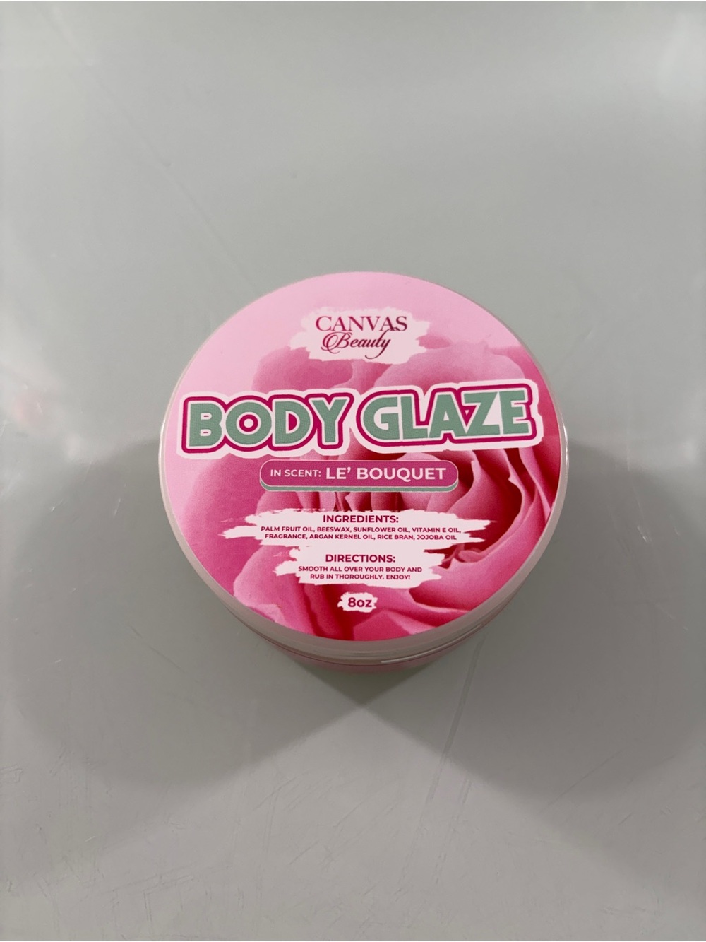 New Canvas Beauty Full Size Body Glaze Le Bouquet 8oz